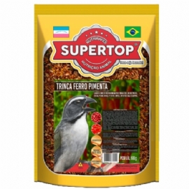 RACAO PARA PASSAROS SUPERTOP TRINCA PIMENTA 500G SUPERTOP