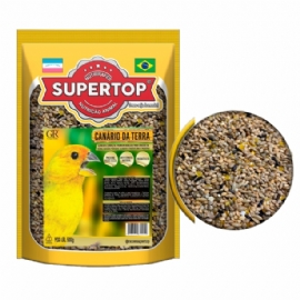 RACAO PARA PASSAROS SUPERTOP CANARIO DA TERRA 500G SUPERTOP