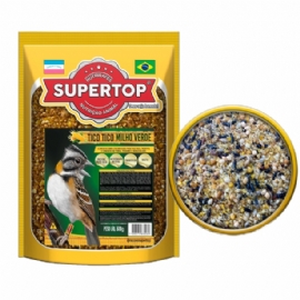 RACAO PARA PASSAROS SUPERTOP TICO TICO MILHO VERDE 500G SUPERTOP