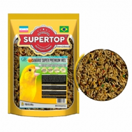 RACAO PARA PASSAROS SUPERTOP CANARIO SUPER PREMIUM 500G SUPERTOP
