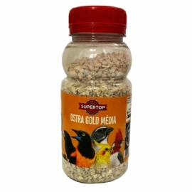 RACAO SUPERTOP OSTRA GOLD GARRAFA FINA 220G SUPERTOP