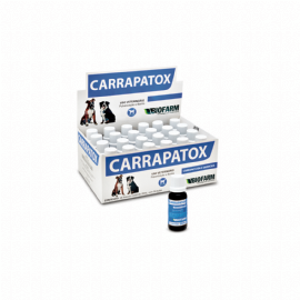 CARRAPATICIDA E SARNICIDA CARRAPATOX CAIXA COM 24 FRASCOS BIOFARM