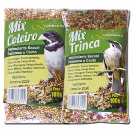 RACAO PARA PASSAROS ELDORADOS MIX ESTIMULANTE 100G