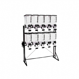 DISPENSER MOVEL STANDART PET FOOD 5X2 BLACK