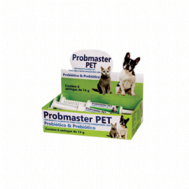 SUPLEMENTO ALIMENTAR PROBMASTER PET PARA CAES E GATOS 6 SERINGAS VETFARMOS