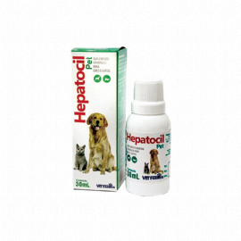 SUPLEMENTO VITAMINICO HEPATOCIL PET PARA CAES E GATOS VETFARMOS