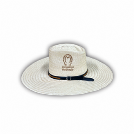 CHAPEU INDIANO COM FITA DE COURO