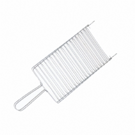 GRELHA DUPLA ARMADA PARA ASAS E PEIXE 40X20CM