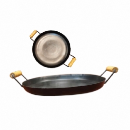 CHAPA PARA CARNES BORDA ACO 3MM PRETO