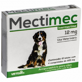 MECTIMEC IVERMECTINA 12MG VETFARMOS
