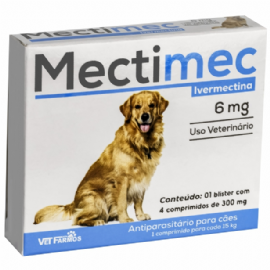 MECTIMEC IVERMECTINA 6MG VETFARMOS