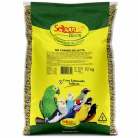 RACAO PARA PASSAROS CANARIO SELLECTA 10KG SELLECTA