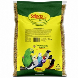 RACAO PARA PASSAROS MISTURA PERIQUITO SELLECTA 10KG SELLECTA