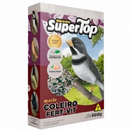 RACAO PARA PASSAROS SUPERTOP COLEIRO FERTI VIT CAIXA 500G SUPERTOP