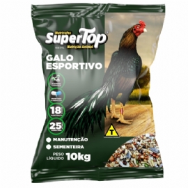 RACAO PARA PASSAROS SUPERTOP GALO ESPORTIVO SEMENTEIRA 10KG SUPERTOP