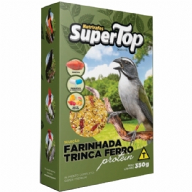RACAO PARA PASSAROS SUPERTOP SELECAO PROTEIN FARINHADA TRINCA 400G SUPERTOP