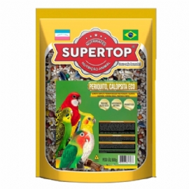 RACAO PARA PASSAROS MISTURA CALOPSITA E PERIQUITO 25KG SUPERTOP