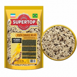 RACAO PARA PASSAROS SUPERTOP VIVITA CANARIO BRANCA 10KG SUPERTOP