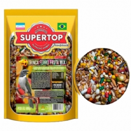 RACAO PARA PASSAROS SUPERTOP TRINCA FERRO FRUTA MIX 5KG SUPERTOP