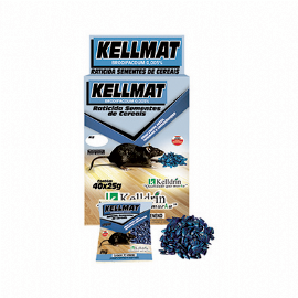 KELLMAT RATICIDA SEMENTES DE CEREAIS 40X25G KELLDRIN