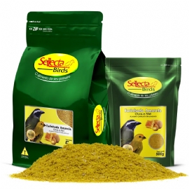 RACAO PARA PASSAROS SELLECTA FARINHADA AMARELA OVOS E MEL SELLECTA