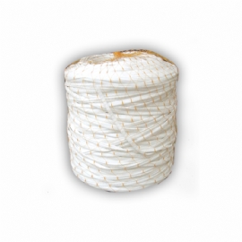 FITILHO PLASTICO EM ROLO BRANCO EMBALAGEM COM 1KG