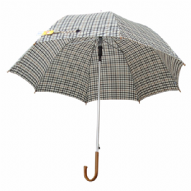 GUARDA CHUVA XADREZ GIGANTE CABO CURVO