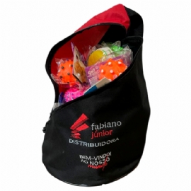 COMBO DE BRINQUEDOS SORTIDOS E MOCHILA COM 40 PECAS