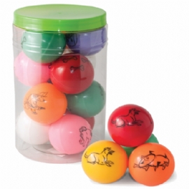 BOLA PEQUENA COM PINTURA KIT COM 12UN