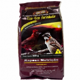 RACAO PARA TICO TICO FARINHADA COM LARVAS ALMEIDAS LINHA NOBRE ALMEIDAS