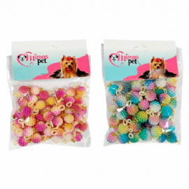 LACOS MIMOS PET COM PEROLAS PACOTE COM 50UN