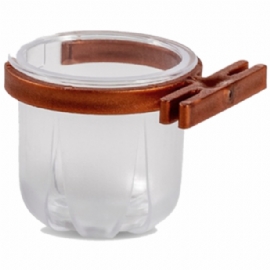 PORTA VITAMINA RUBI INJET FOUR SIMPLES CRISTAL COM PRESILHA DE COBRE