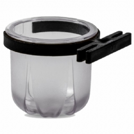 PORTA VITAMINA RUBI INJET FOUR SIMPLES FUME COM PRESILHA PRETA