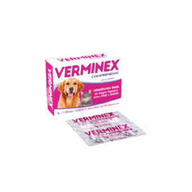 VERMIFUGO VERMINEX CAES E GATOS CAIXA COM 1 BLISTER  VETBRAS