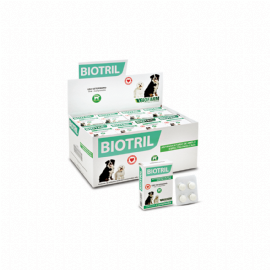 VERMIFUGO BIOTRIL PARA CAES CARTELA COM 4 COMPRIMIDOS BIOFARM