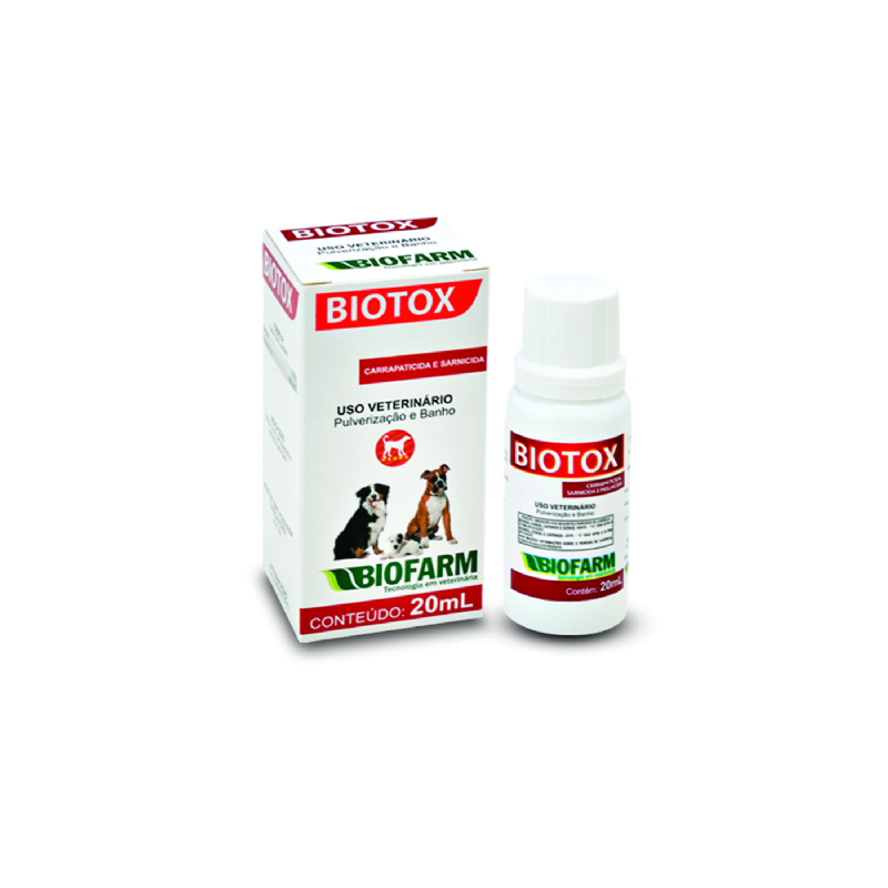 Carrapaticida e Sarnicida Biotox para Ces